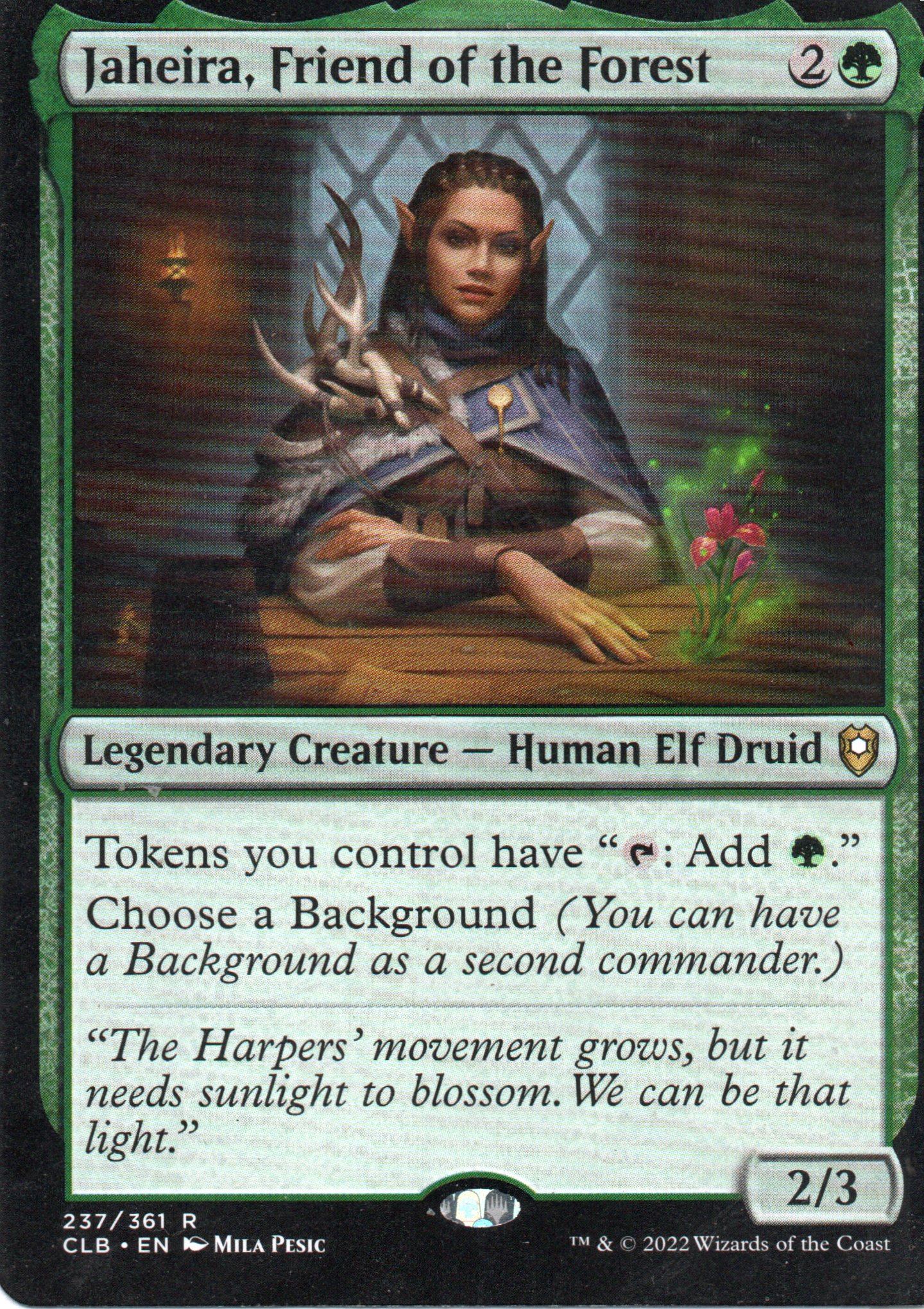  Jaheira, Friend of the forest CLB 237 Rare 1