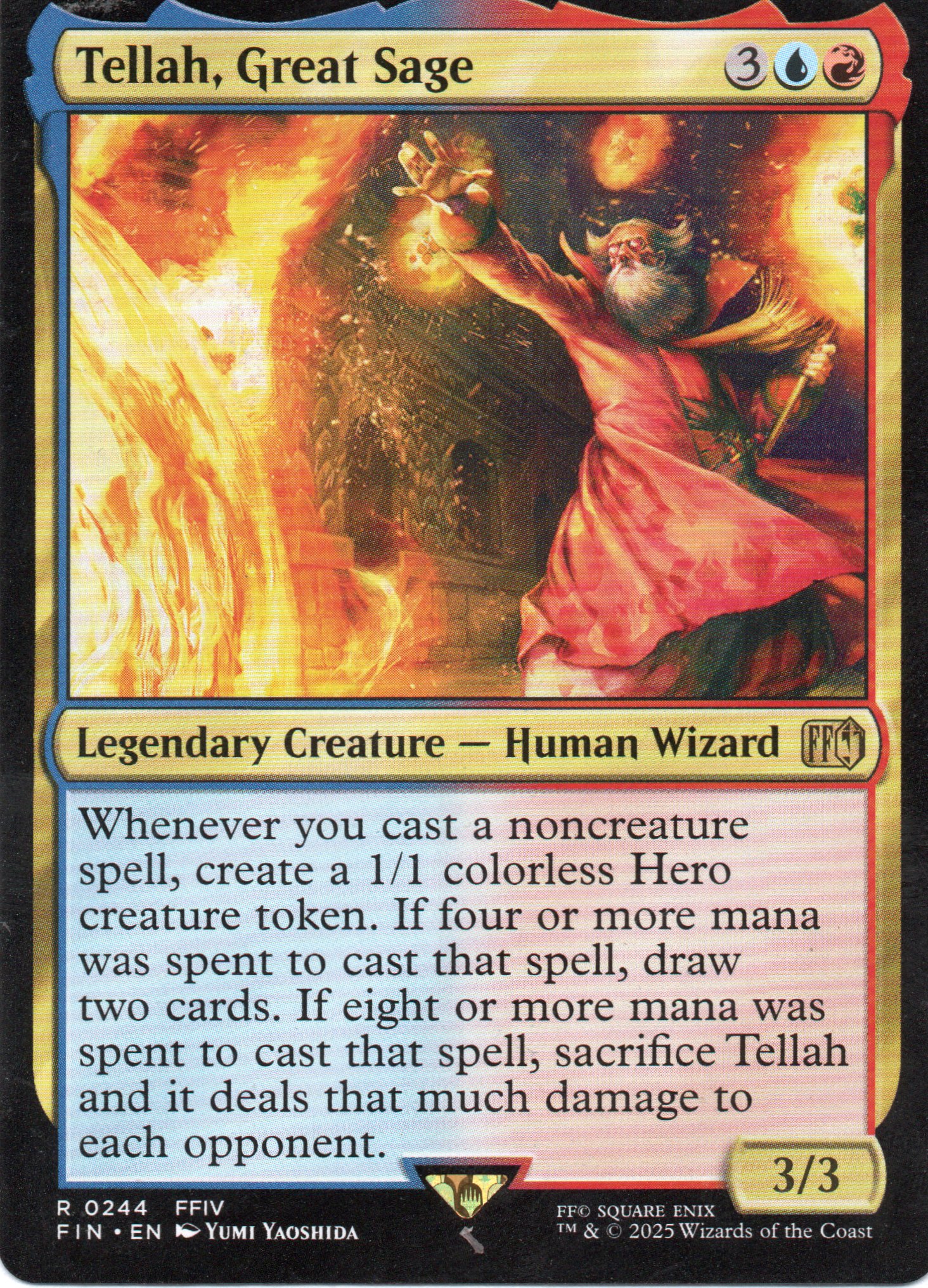  Tellah, Great Sage FIN 244 Rare 1