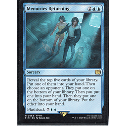  Memories Returning FIN 63 Rare 1