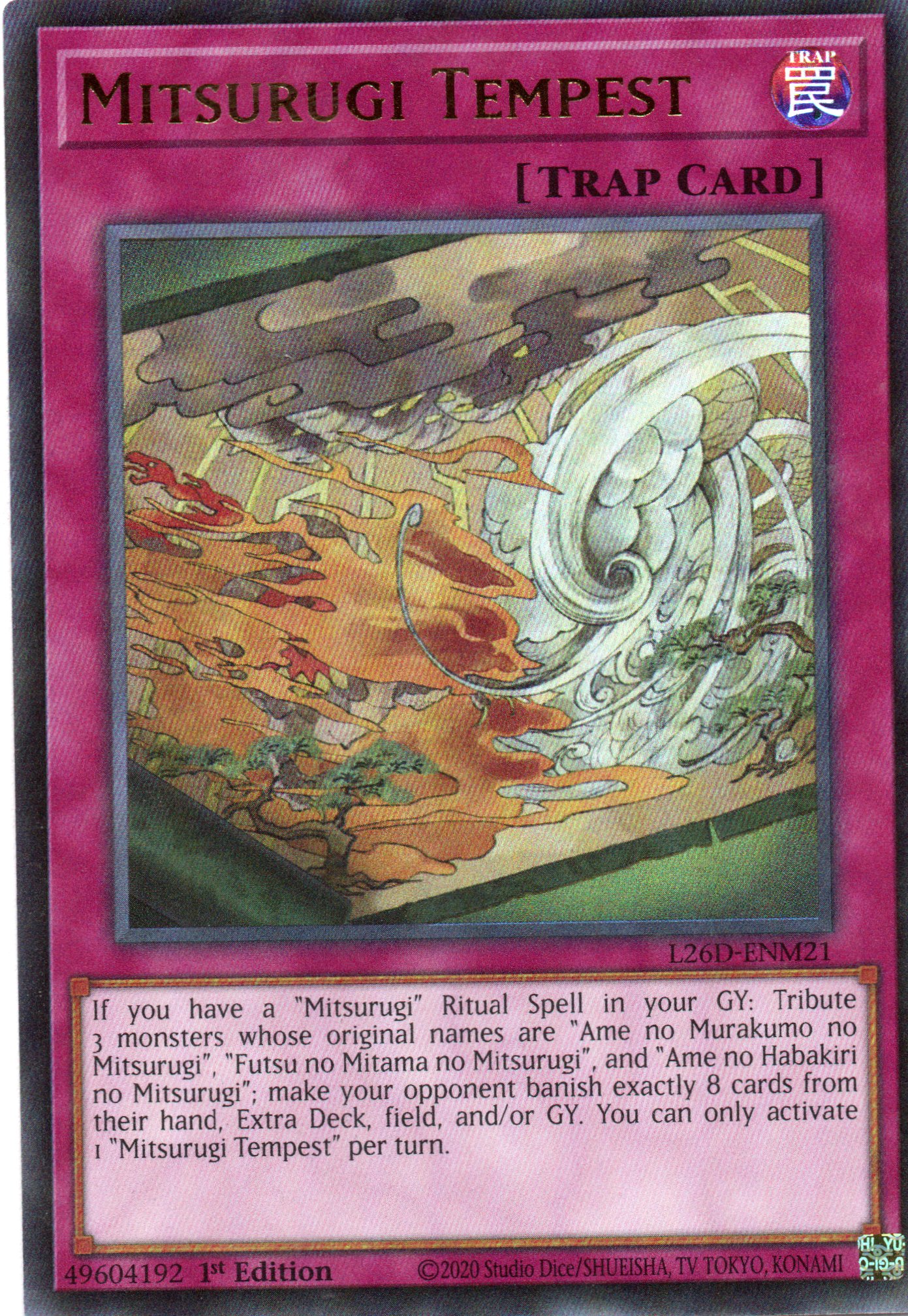 Mitsurugi Tempest L26D-ENM21 Ultra rare