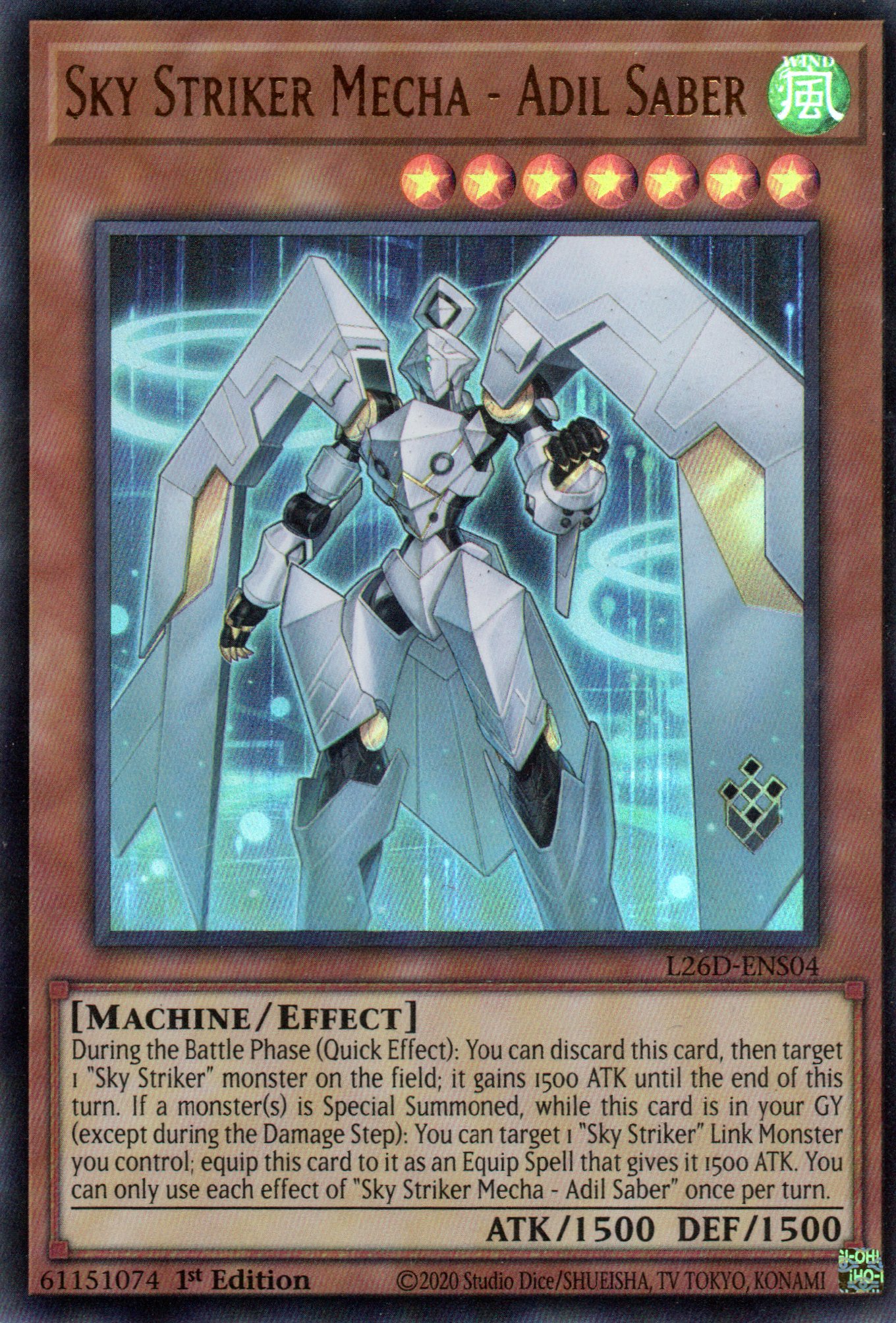 Sky Striker Mobilize - Adil Saber L26D-ENS04 Ultra rare