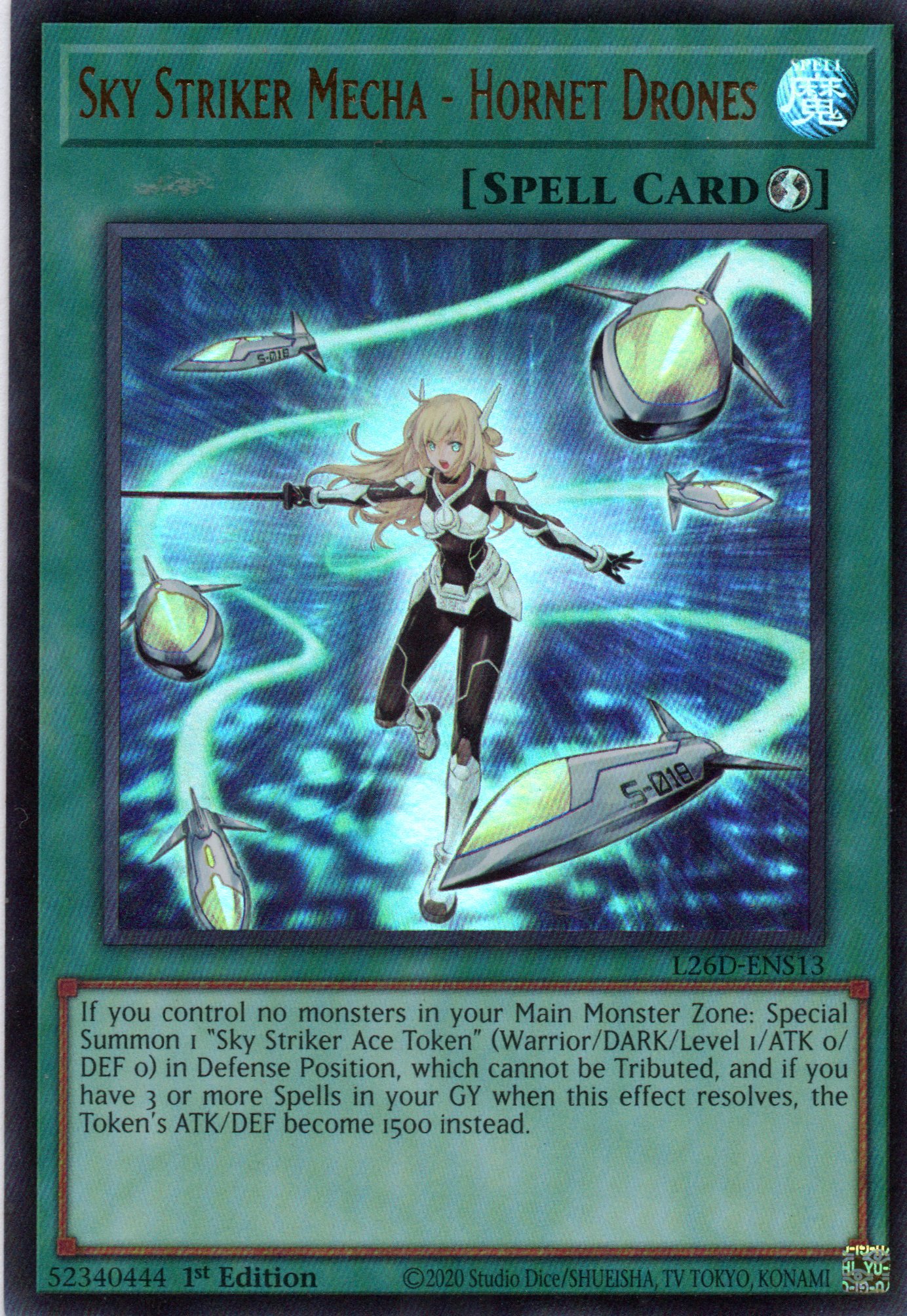Sky Striker Mecha - Hornet Drones L26D-ENS13 Ultra rare