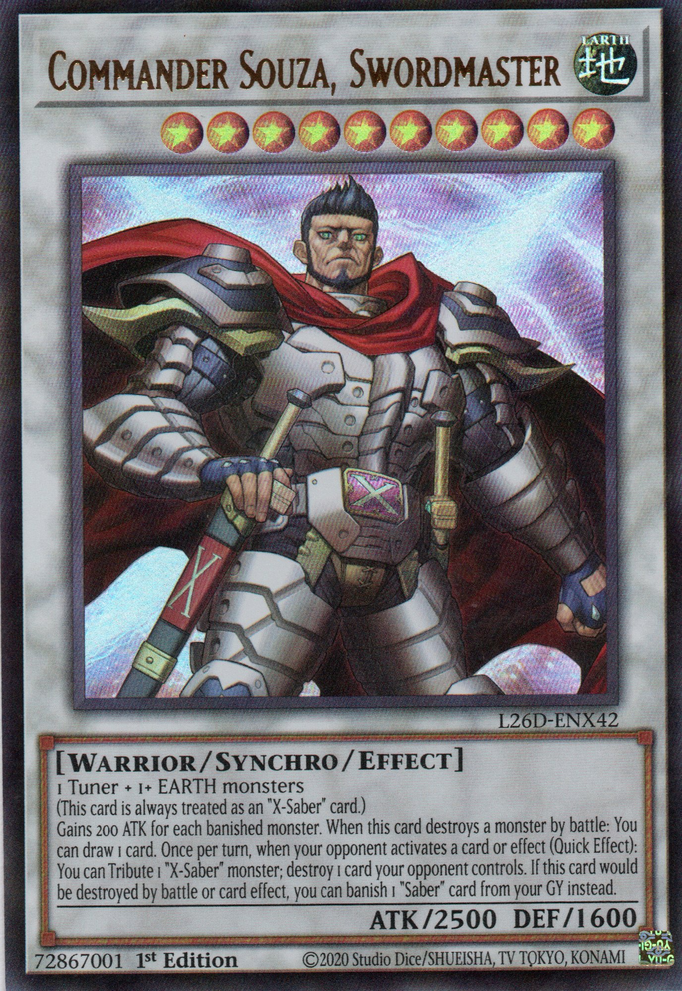 Commander Souza, Swordmaster L26D-ENX42 Ultra rare