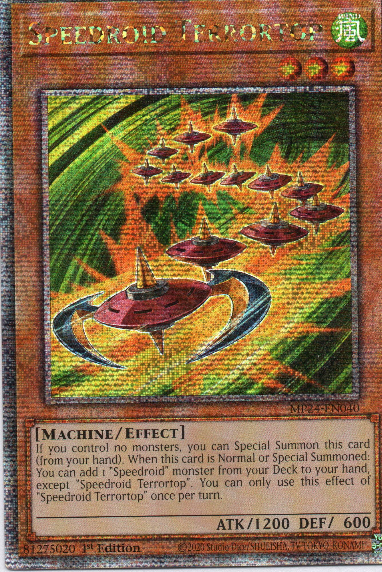 Speedroid Terrortop MP24-EN040 Quarter rare