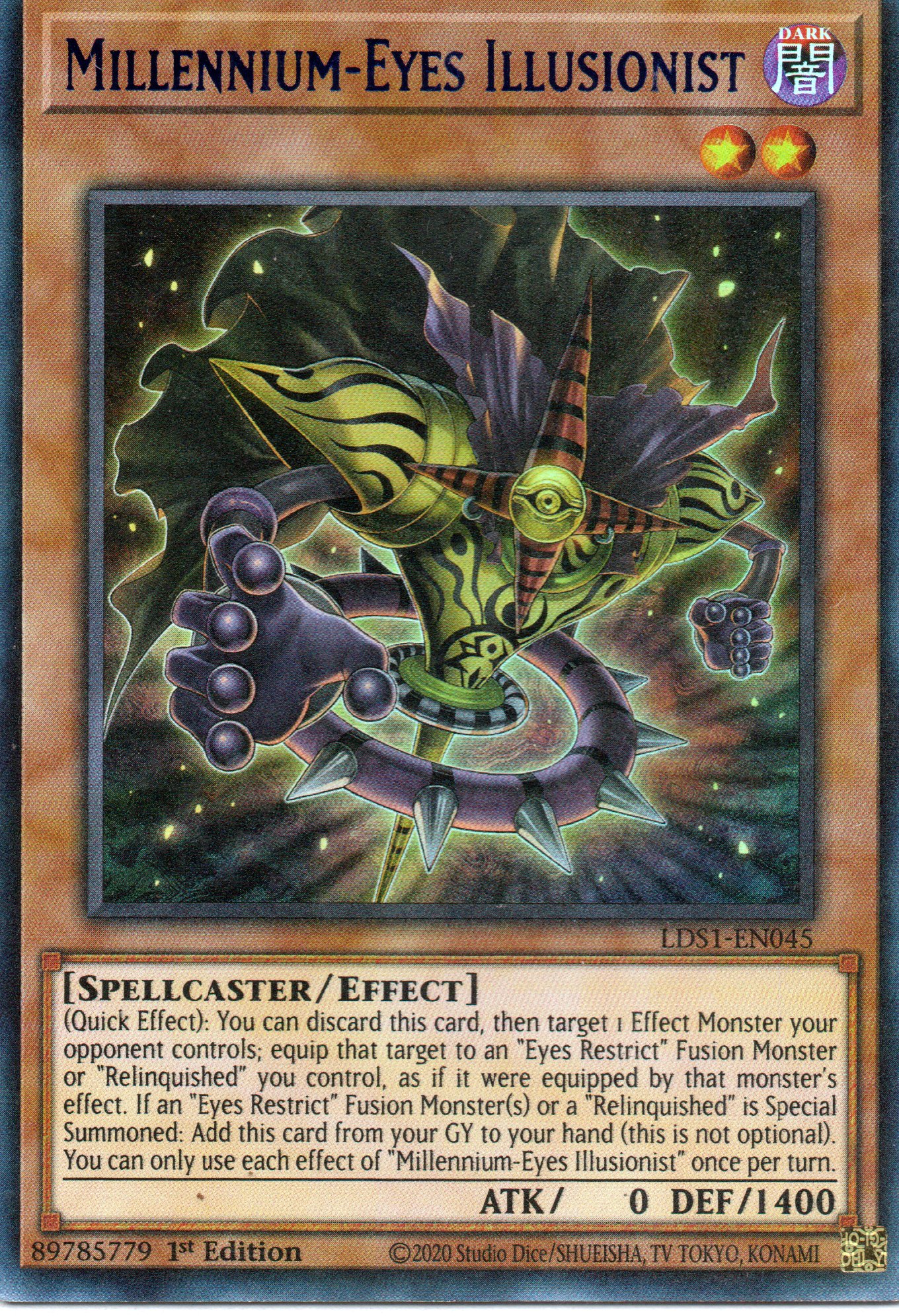 Millenium-Eyes Illusionist LDS1-EN045 Ultra rare