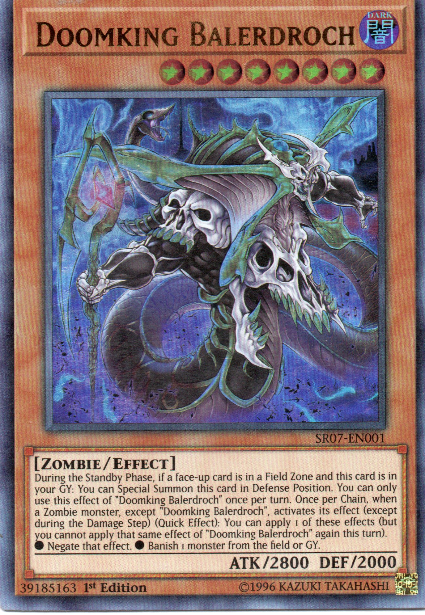 Doomking Balerdroch SR07-EN001 Ultra rare