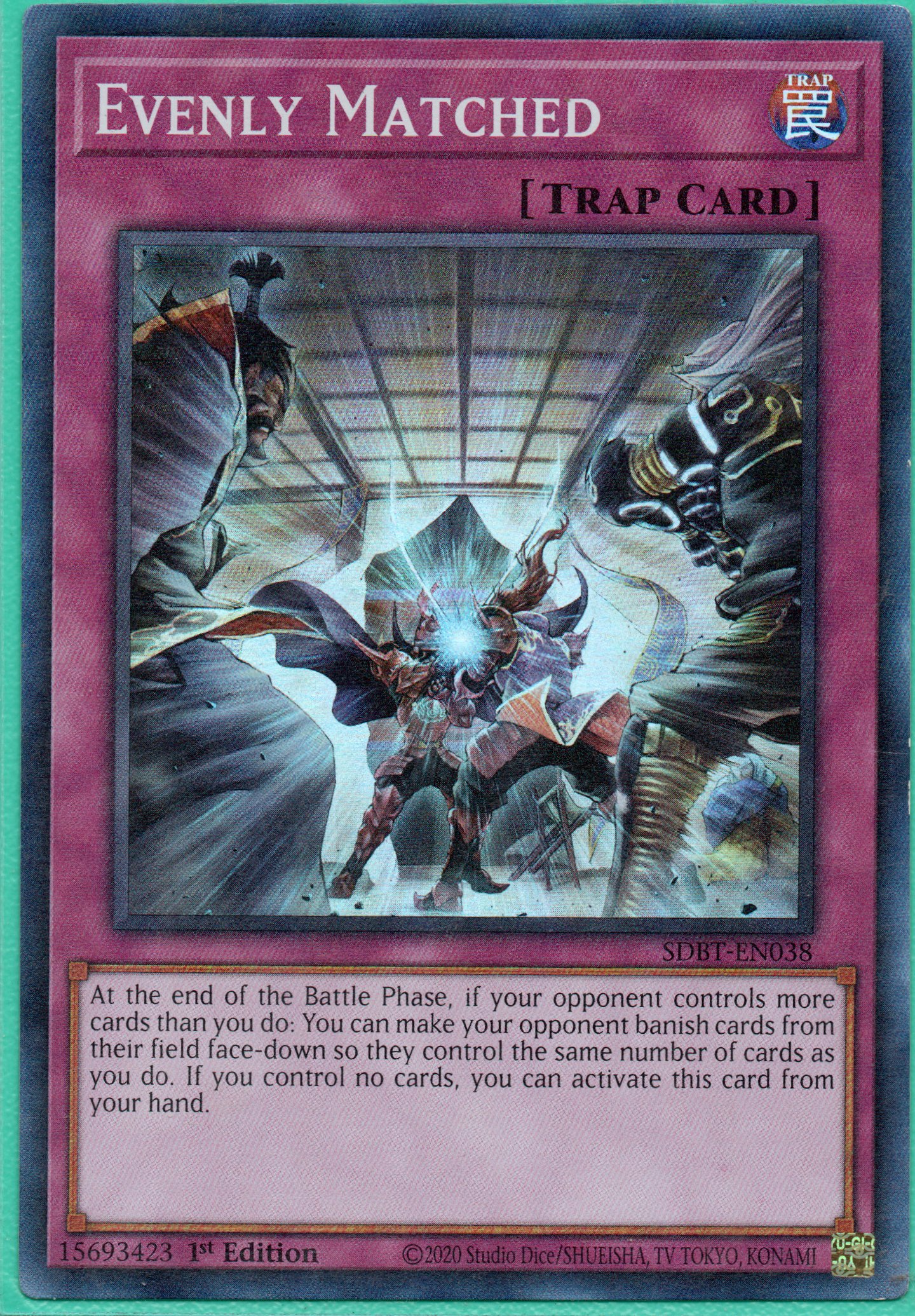 Evenly Matched SDBT-EN038 Super rare