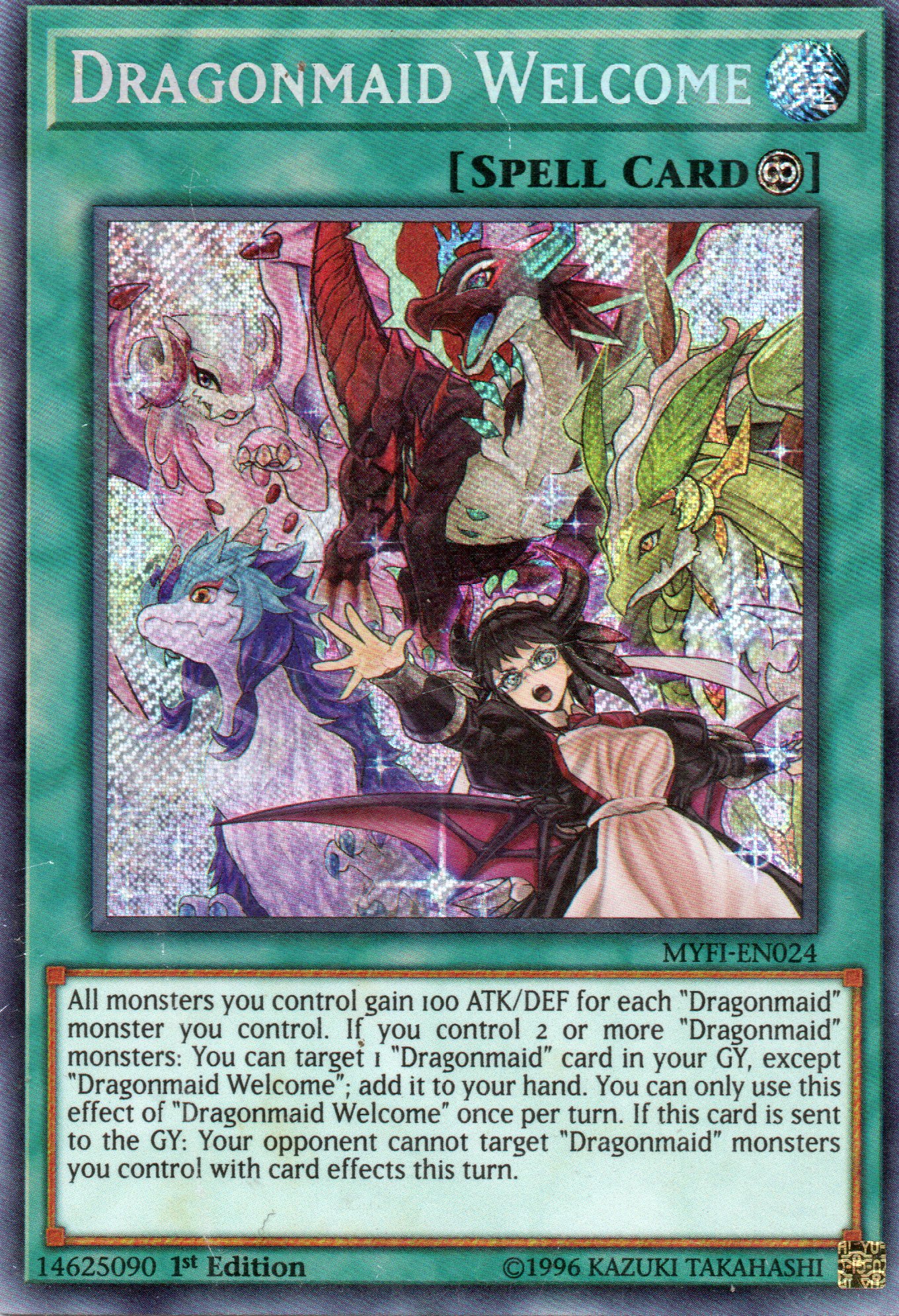 Dragonmaid Welcome MYFI-EN024 Secret rare
