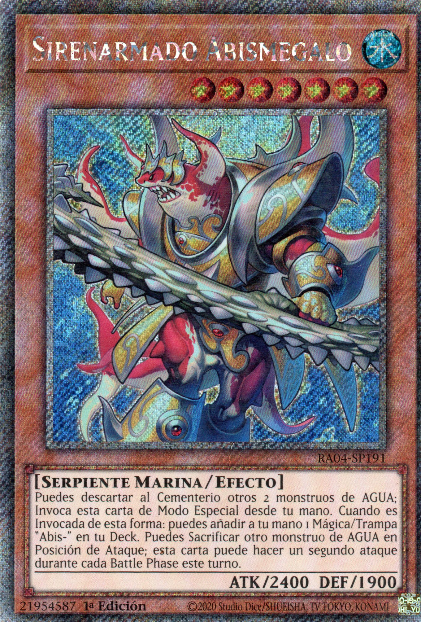 Sirenarmado Abismegalo RA04-SP191 Platinum rare