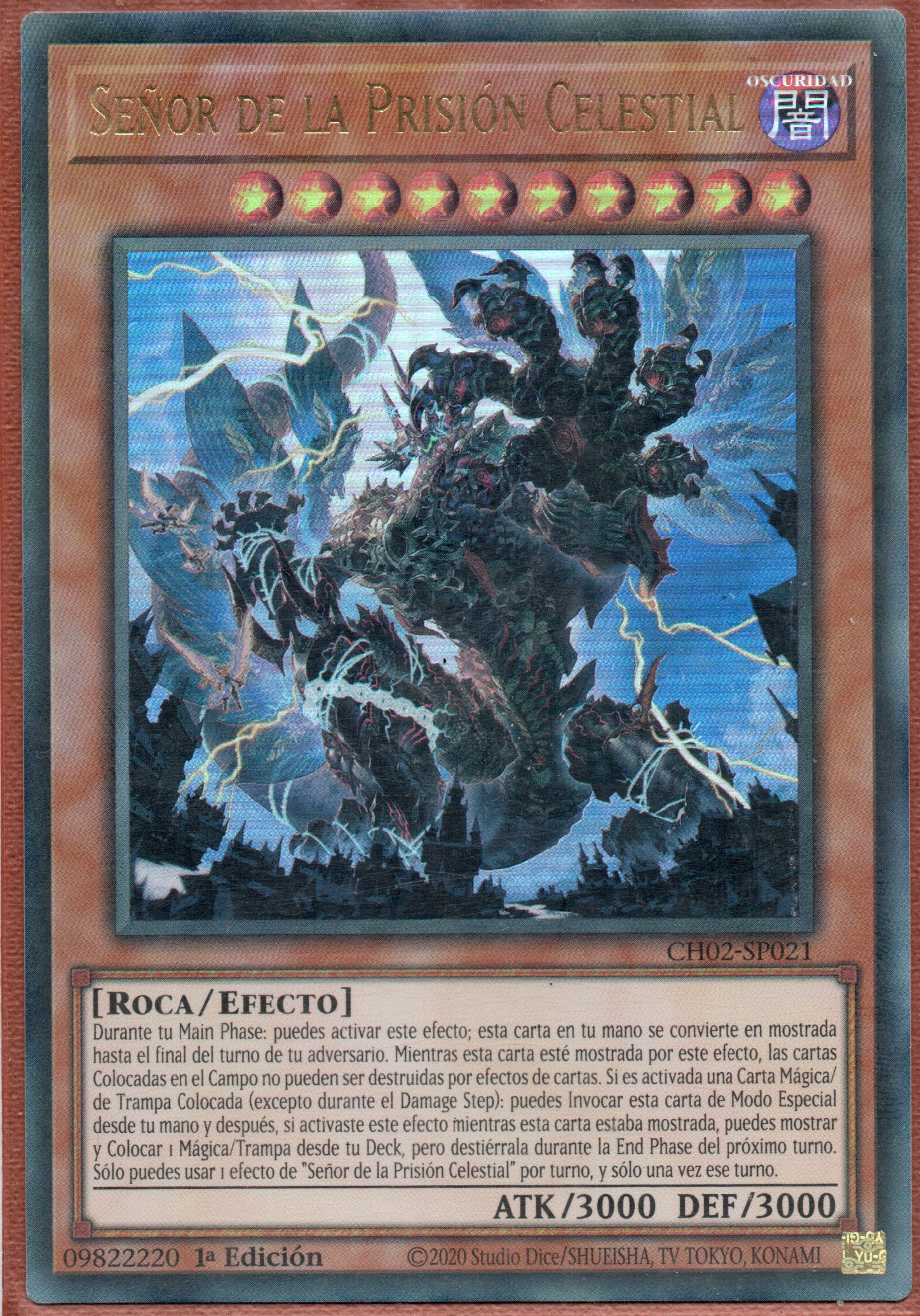 Señor de la Prision Celestial CH02-EN021 Ultra rare