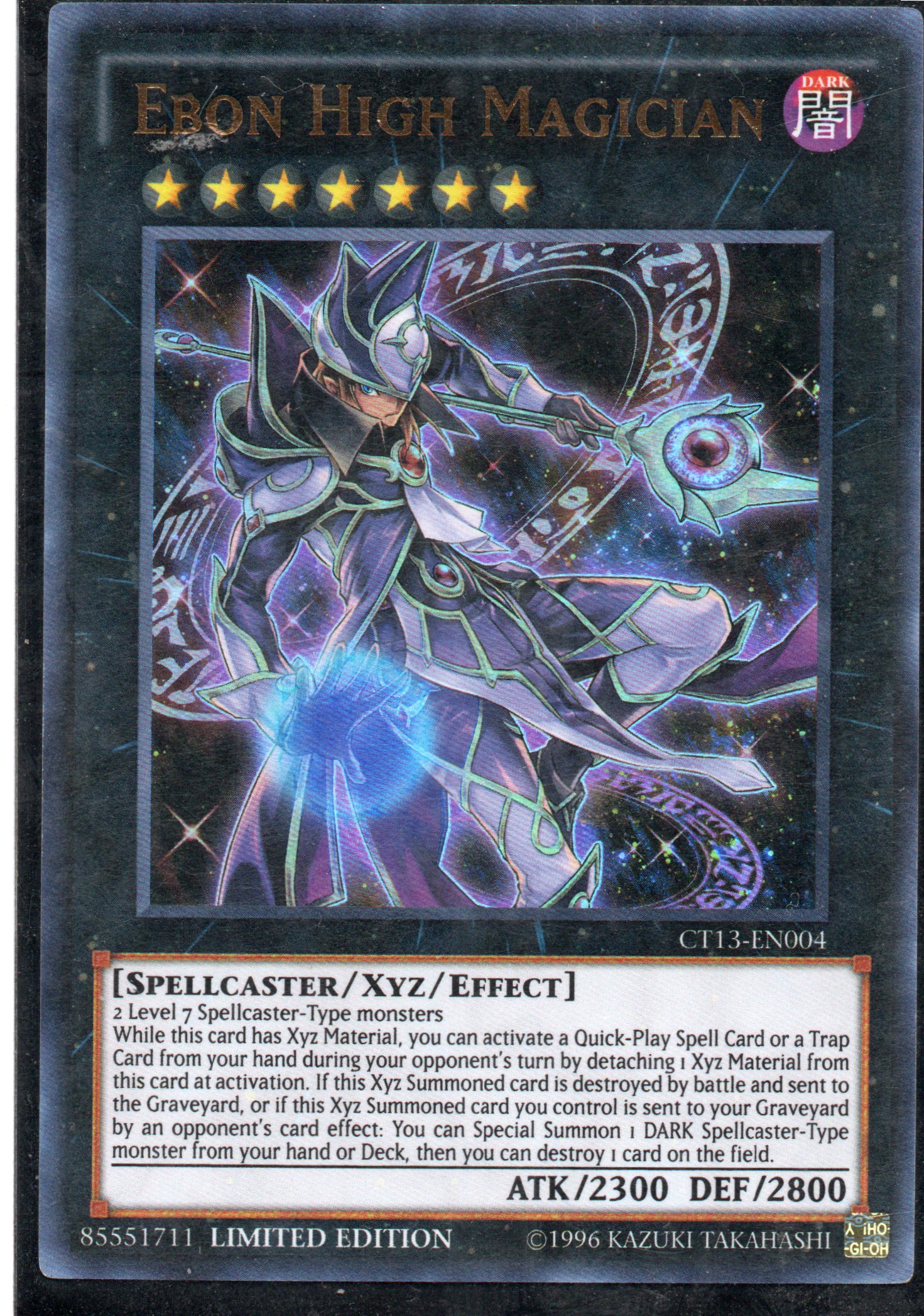 Ebon High Magician CT13-EN004 Ultra rare