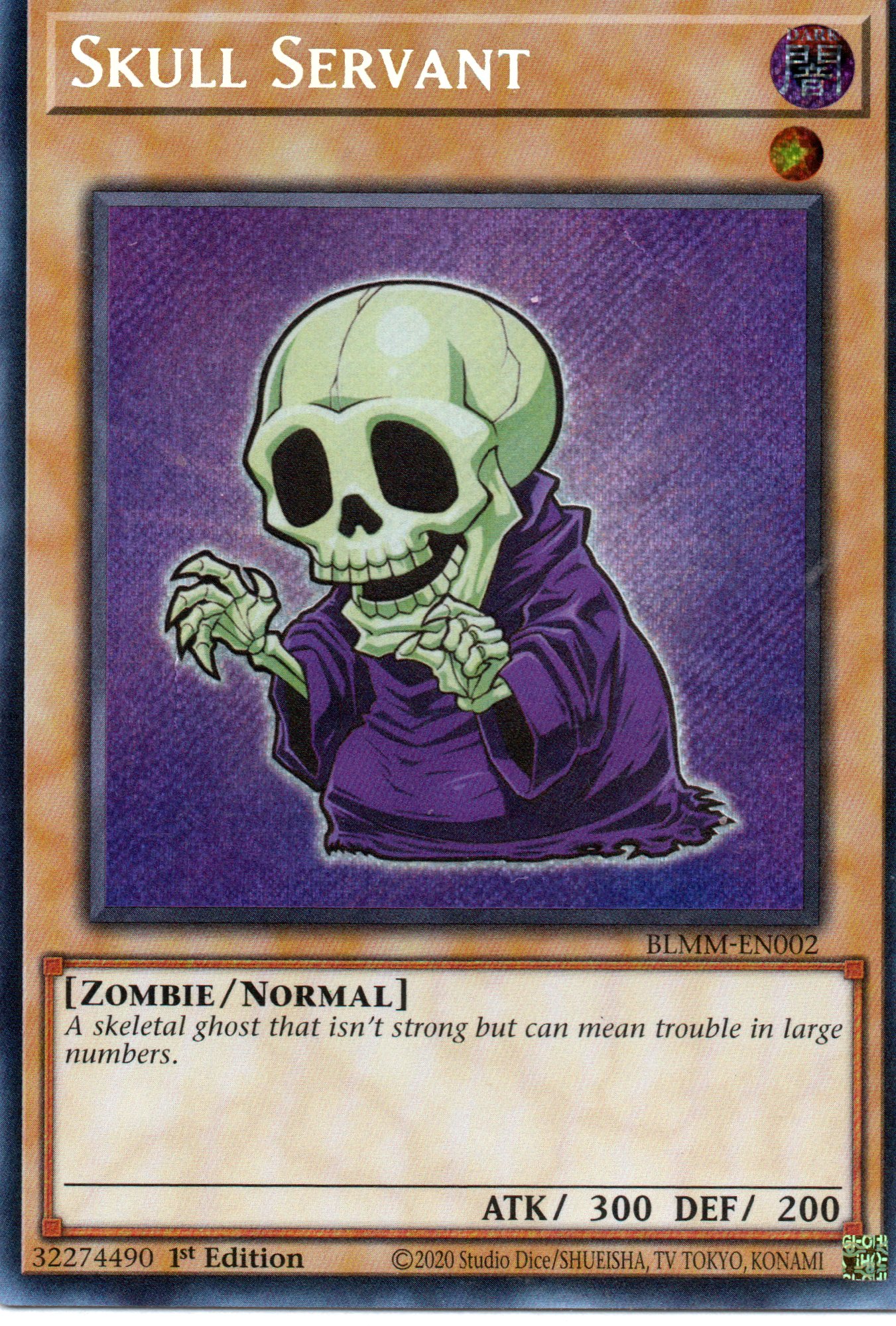 Skull Servant BLMM-EN002 Secret rare