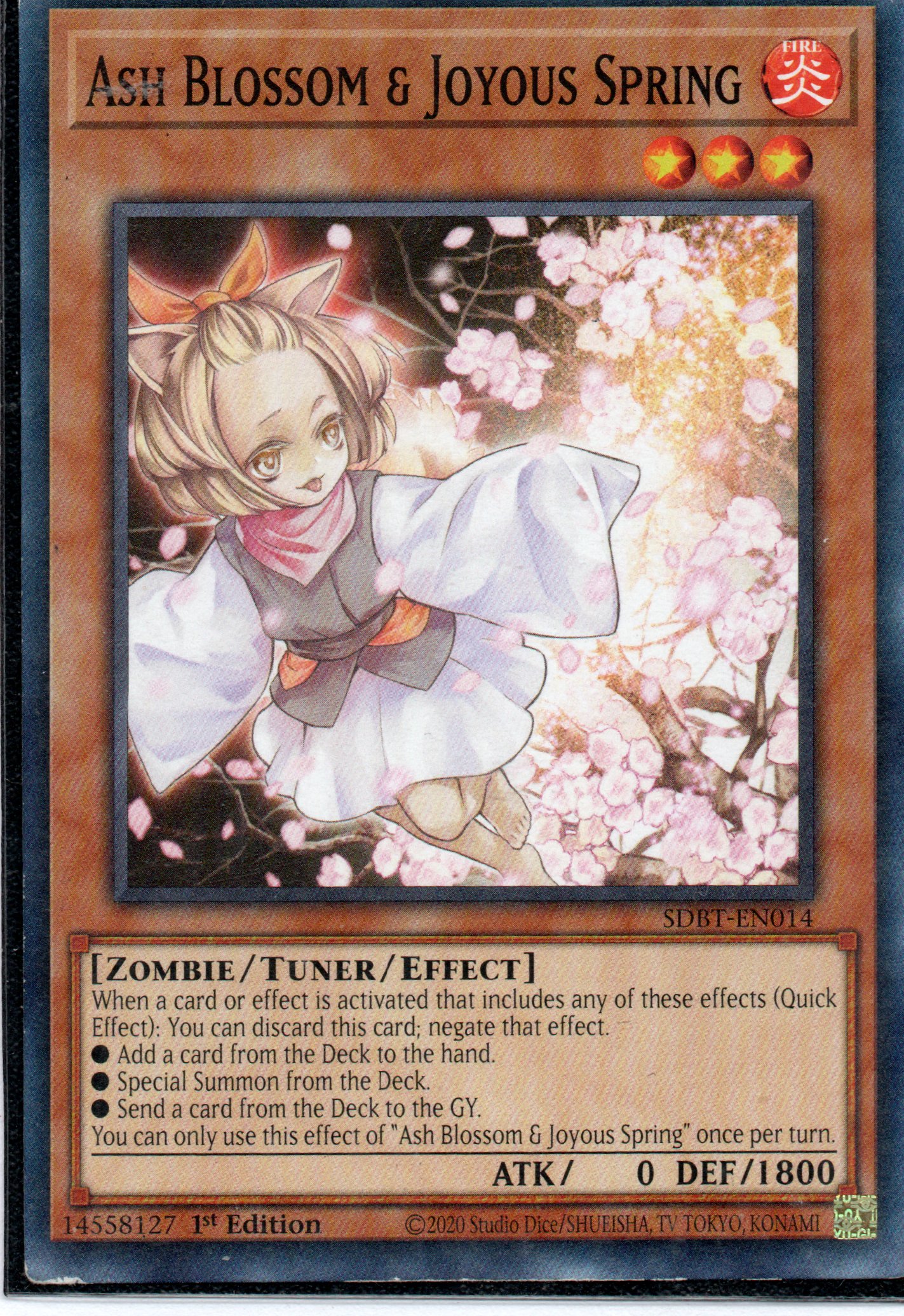 Ash Blossom & Joyous Spring SDBT-EN014 Commun