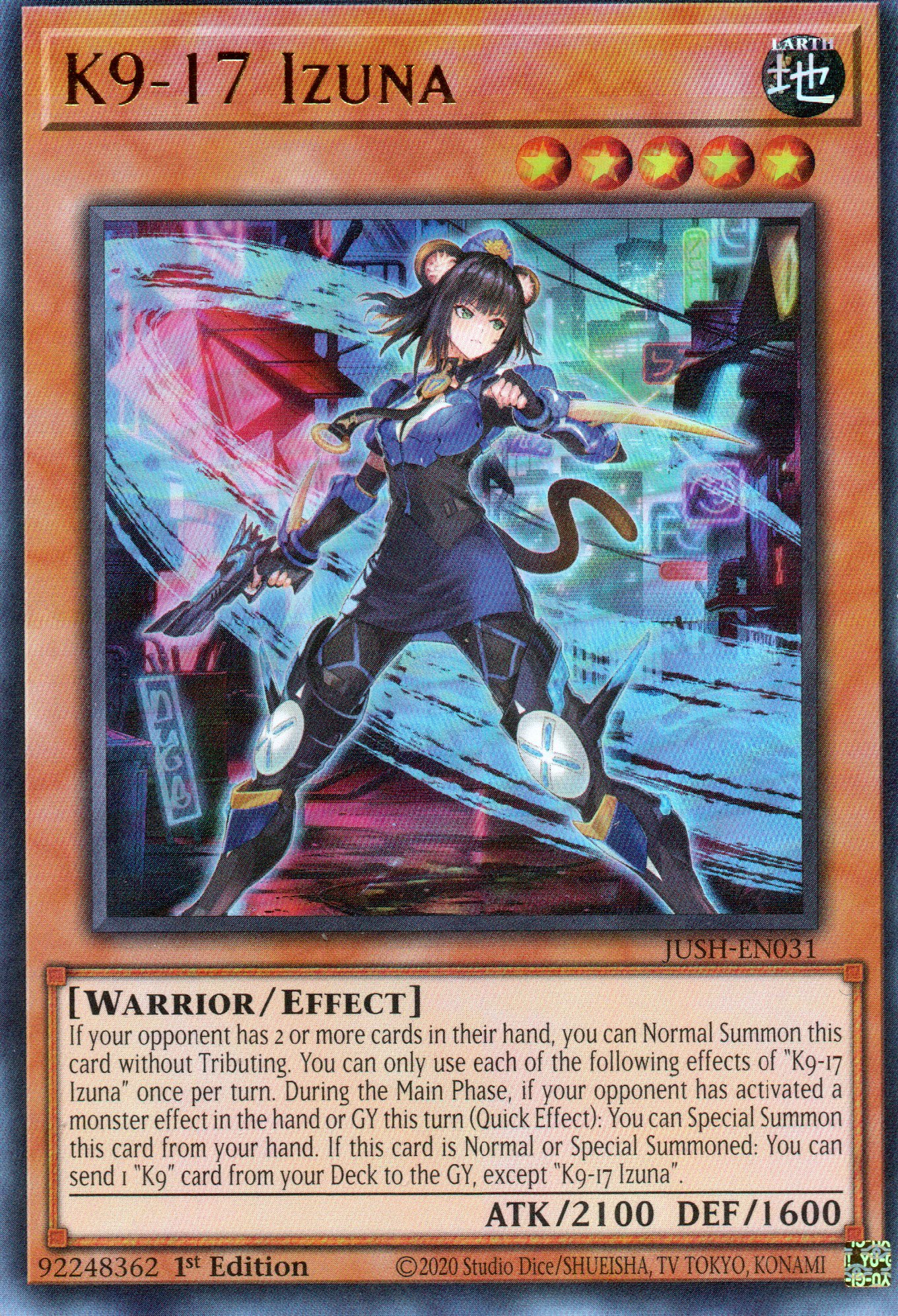 K9-17 Izuna JUSH-EN031 Ultra rare