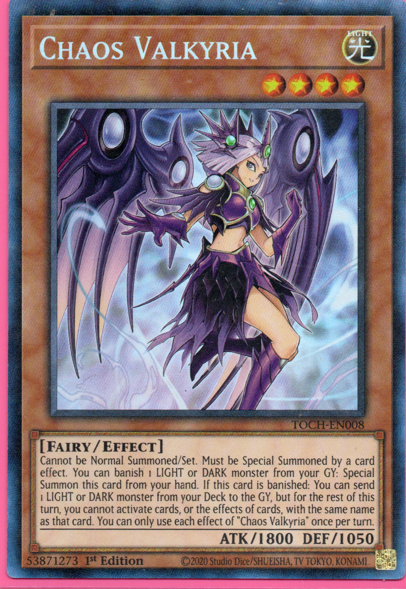 Chaos Valkyria TOCH-EN008 Collector rare