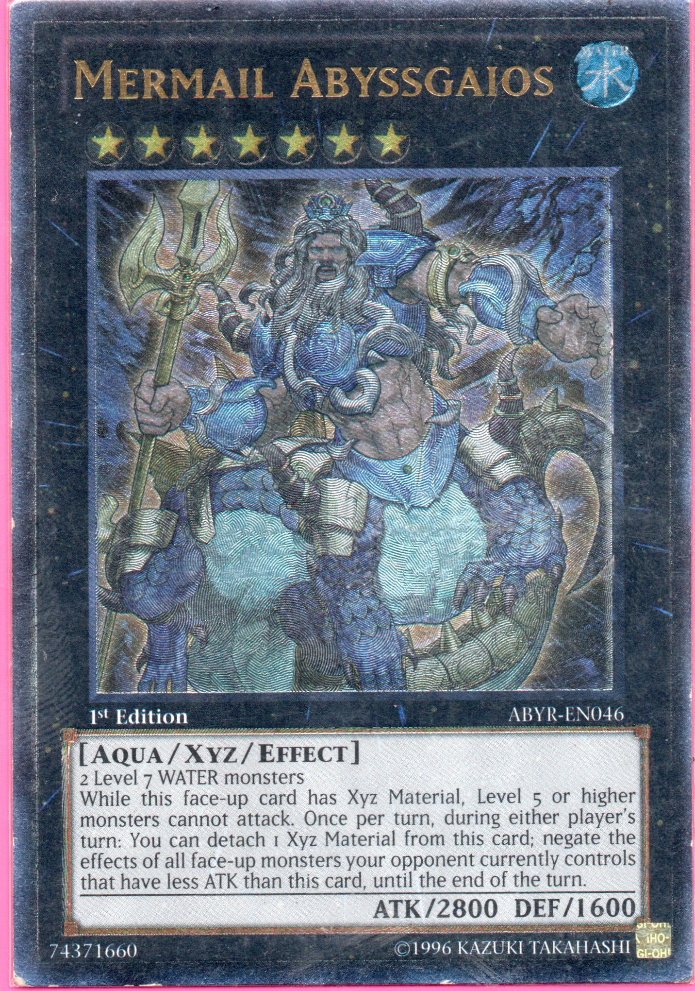 Mermail Abyssgaios ABYR-EN046 Ultimate rare