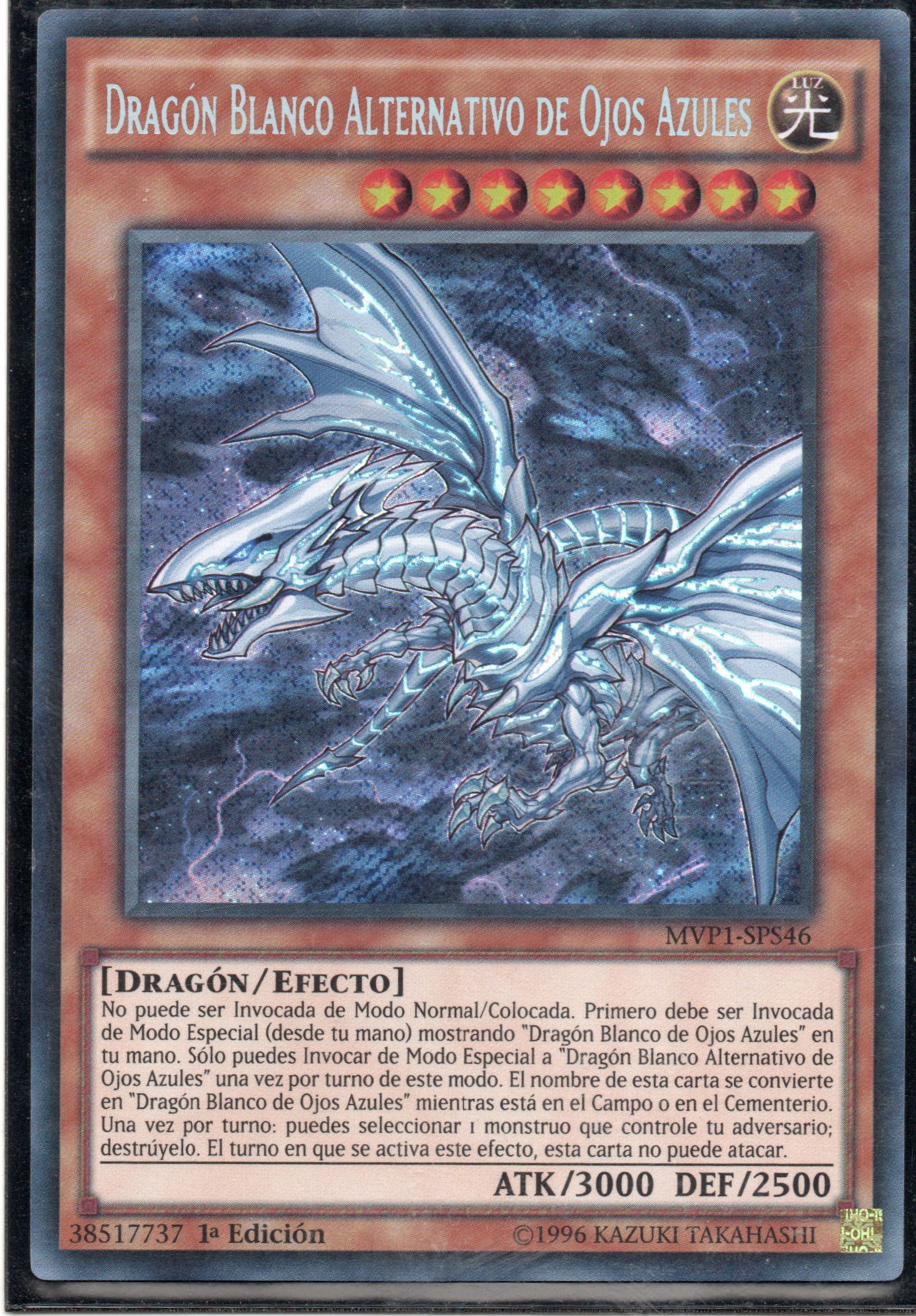 Dragon Blanco Alternativo de Ojos Azules MVP1-SPS46 Secret rare
