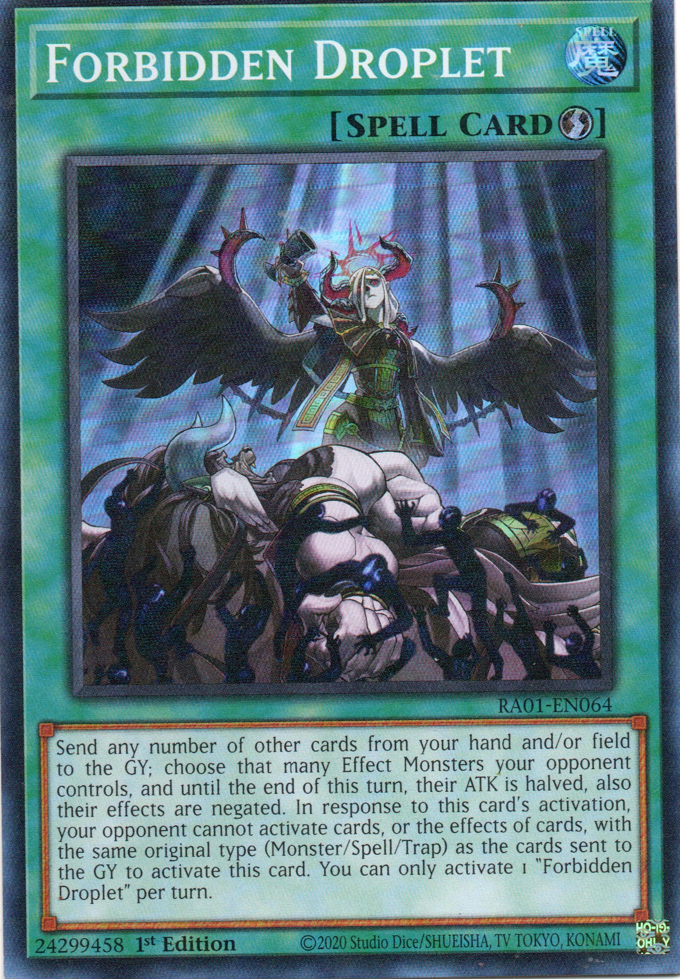 Forbidden Droplet RA01-EN064 Super rare