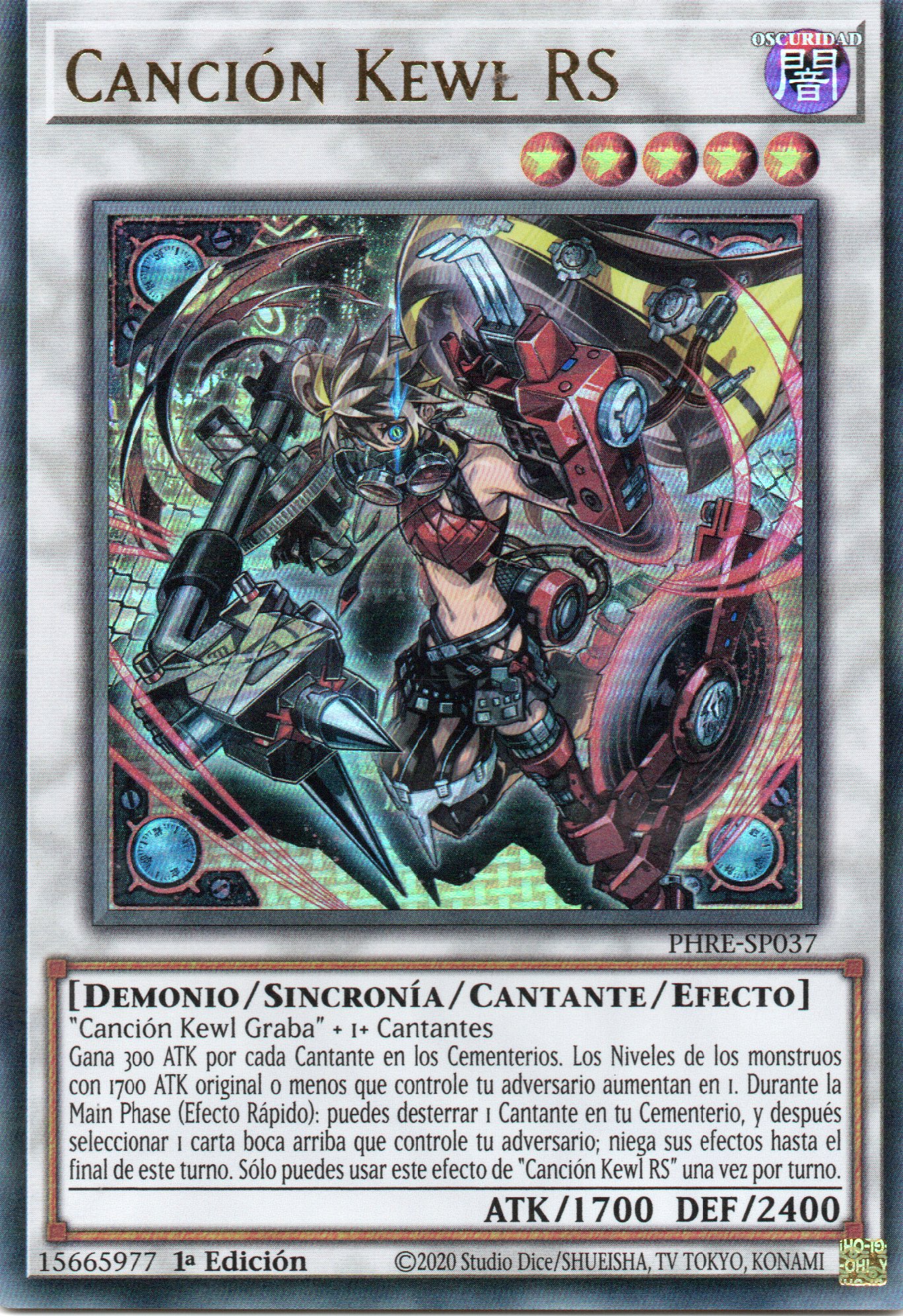 Cancion Kewl RS PHRE-SP037 Ultra rare