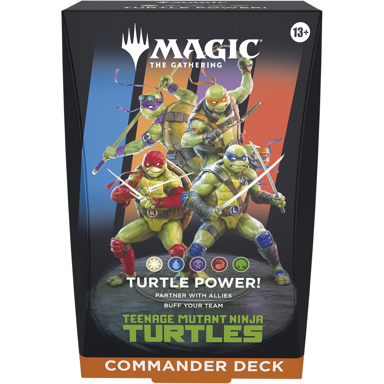 Teenage Mutant Ninja Turtles Commander Deck Magic The Gathering Ingles