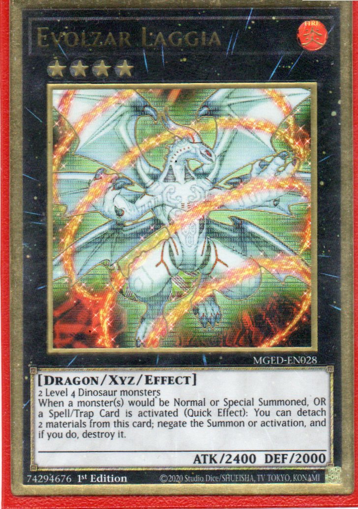Evolzar Laggia MGED-EN028 Gold rare