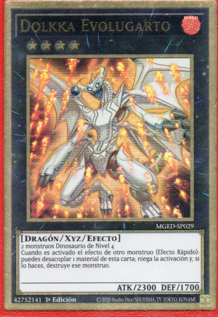 Dolkka Evolugagarto MGED-SP029 Gold rare