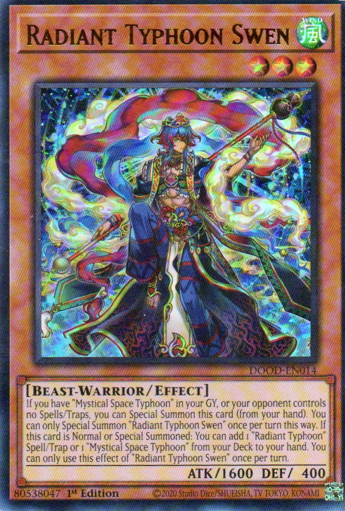 Radiant Typhoon Swen DOOD-EN014 Ultra rare