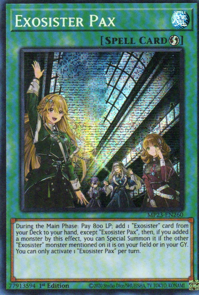 Exosister Pax MP23-EN260 Secret rare