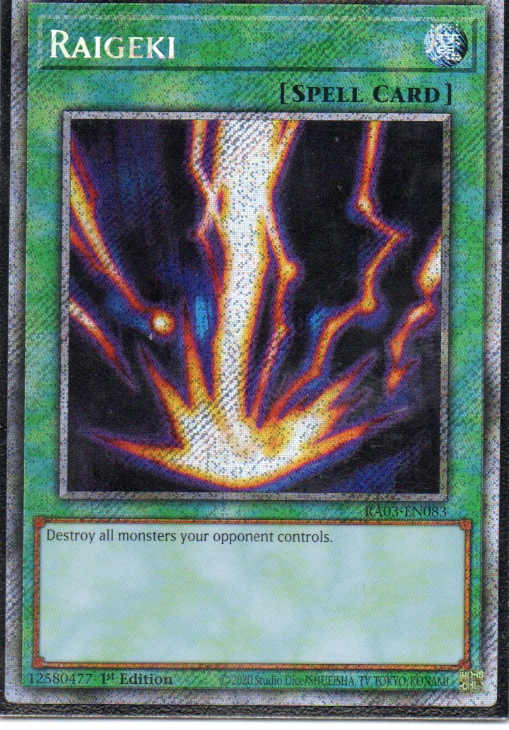 Raigeki RA03-EN083 Platinum rare