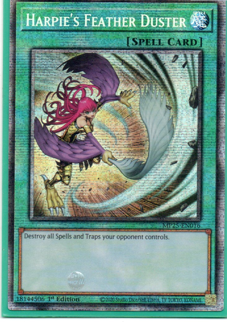 Harpie's Feather Duster MP25-EN016 Starlight rare
