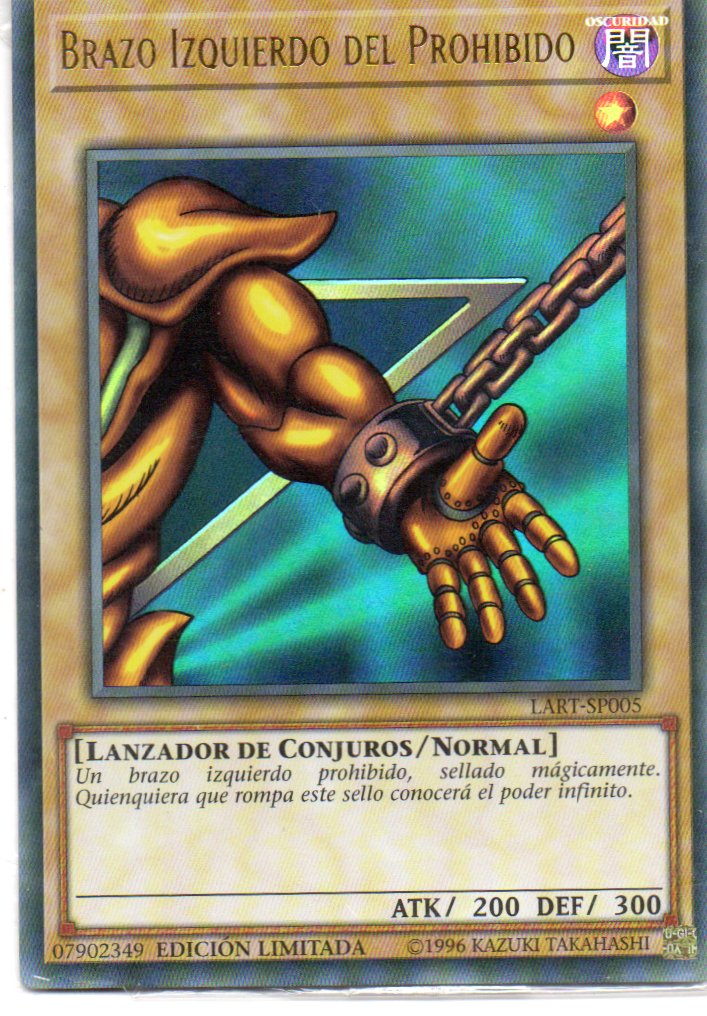 Brazo Izquierdo del Prohibido LART-SP005 Ultra rare