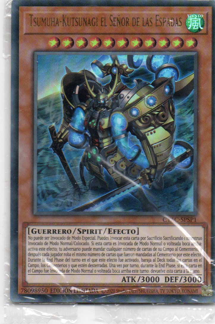 Tsumuha-Kutsunagi el Señor de las Espadas CYAC-SPSP1 Ultra rare