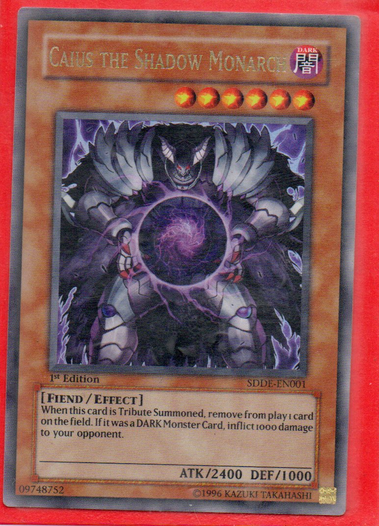 Caius the Shadow Monarch SDDE-EN001 Ultra rare