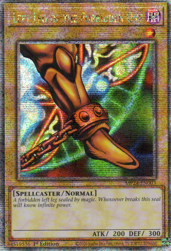 Left Leg of the Forbidden One MP24-EN003 Quarter rare