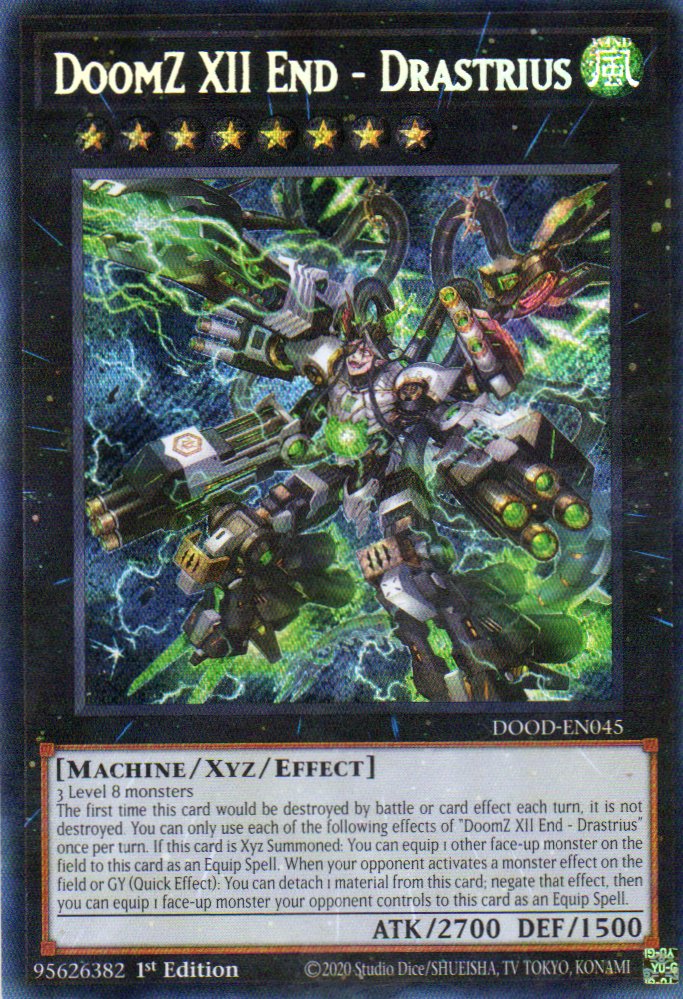 DoomZ XII End - Drastrius DOOD-EN045 Secret rare