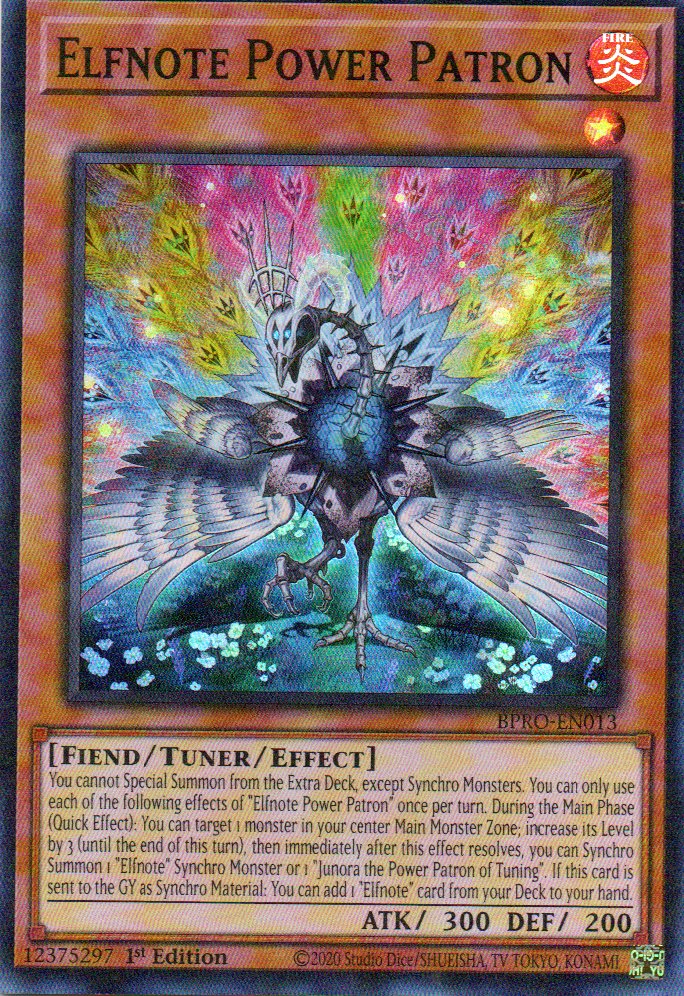 Elfnote Power Patron BPRO-EN013 Super rare