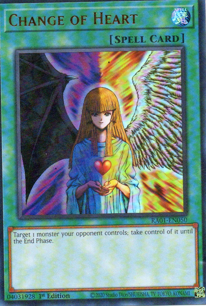 Change of Heart RA01-EN050 Ultra rare