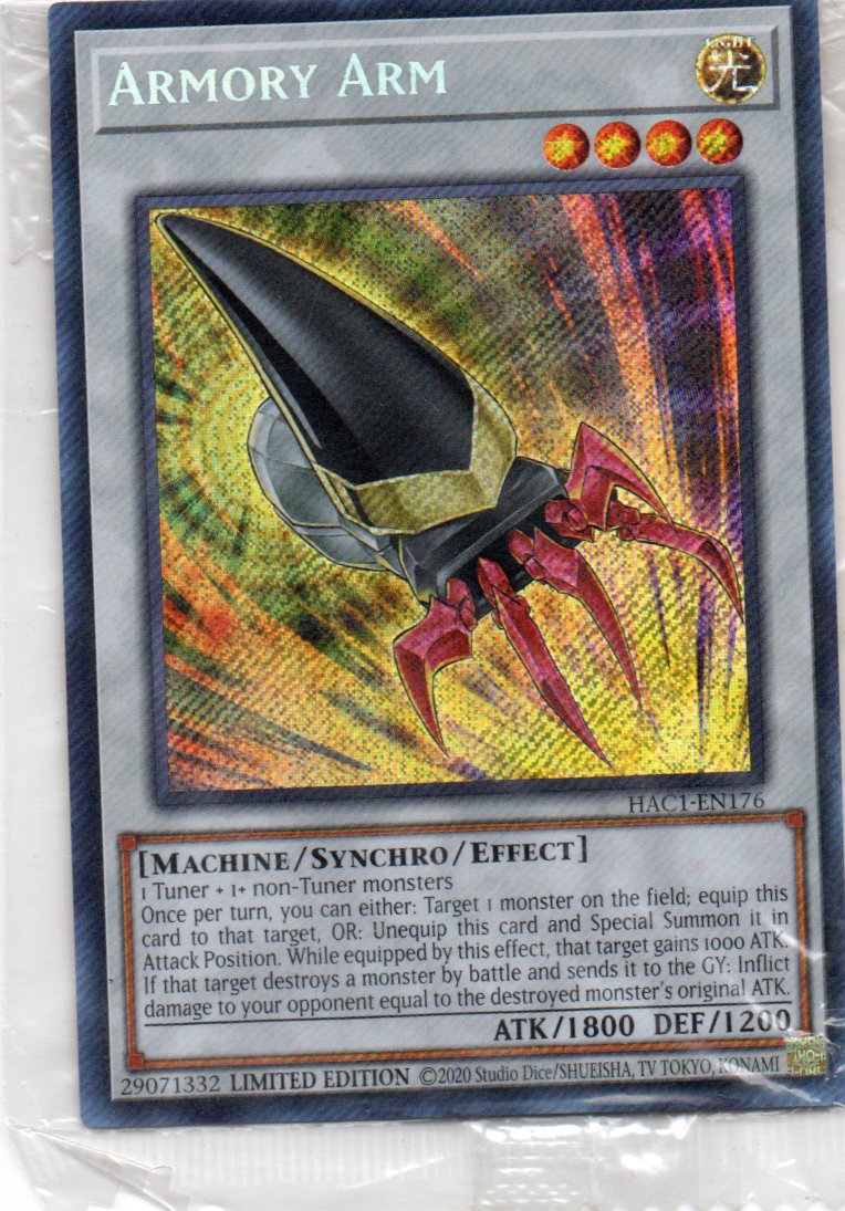 Armory Arm HAC1-EN176 Secret rare