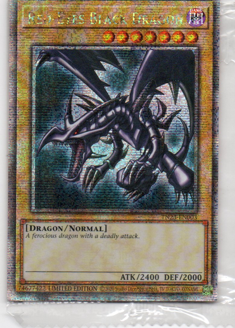 Red-Eyes Black Dragon TN23-EN003 Quarter rare