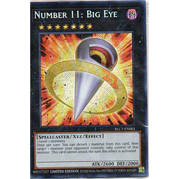 Number 11: Big Eye BLC1-EN001 Secret rare