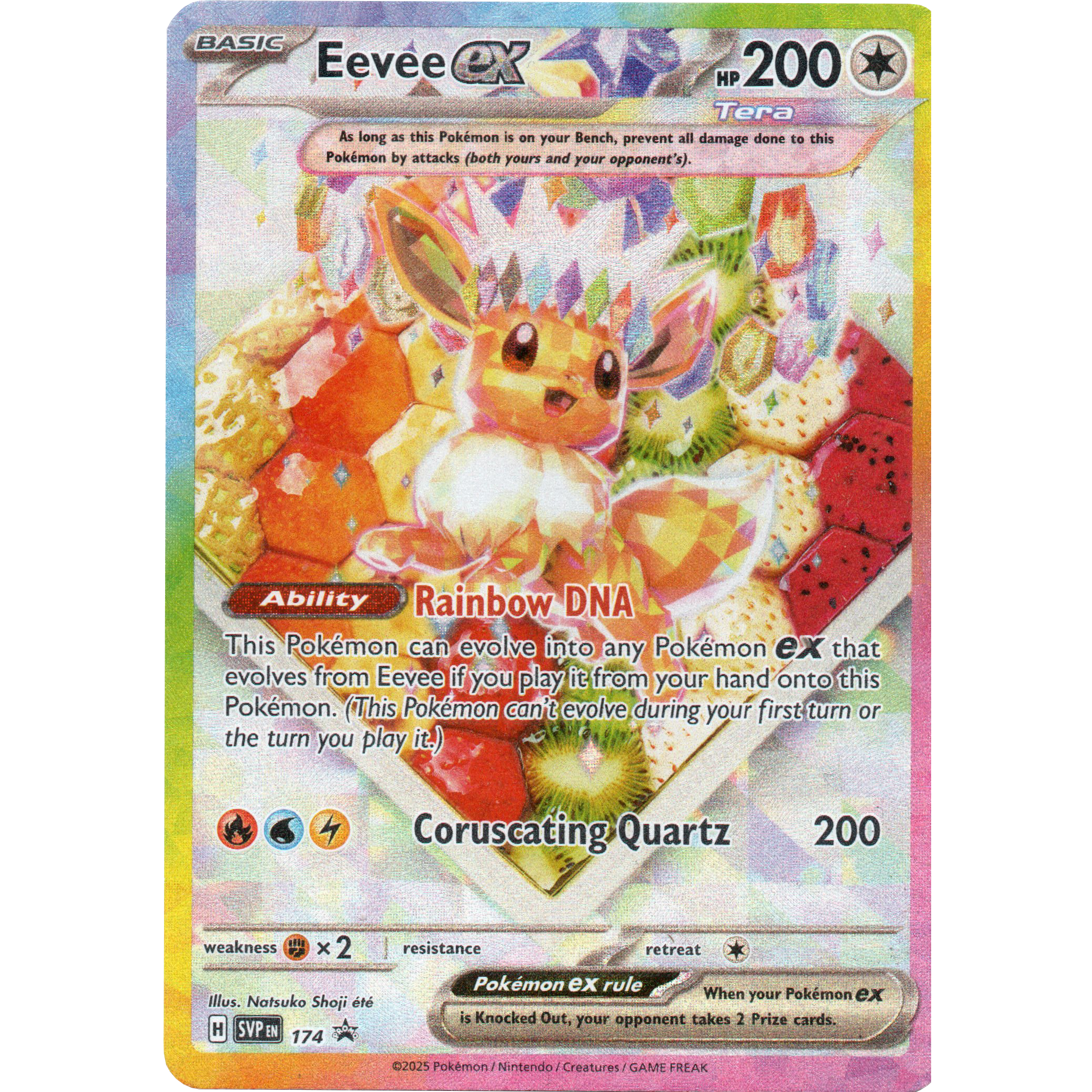 Eevee ex SVP 174 Promo rare Ingles