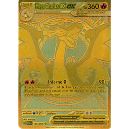 Mega-Charizard X ex PFL 130 Mega Hyper rare Ingles