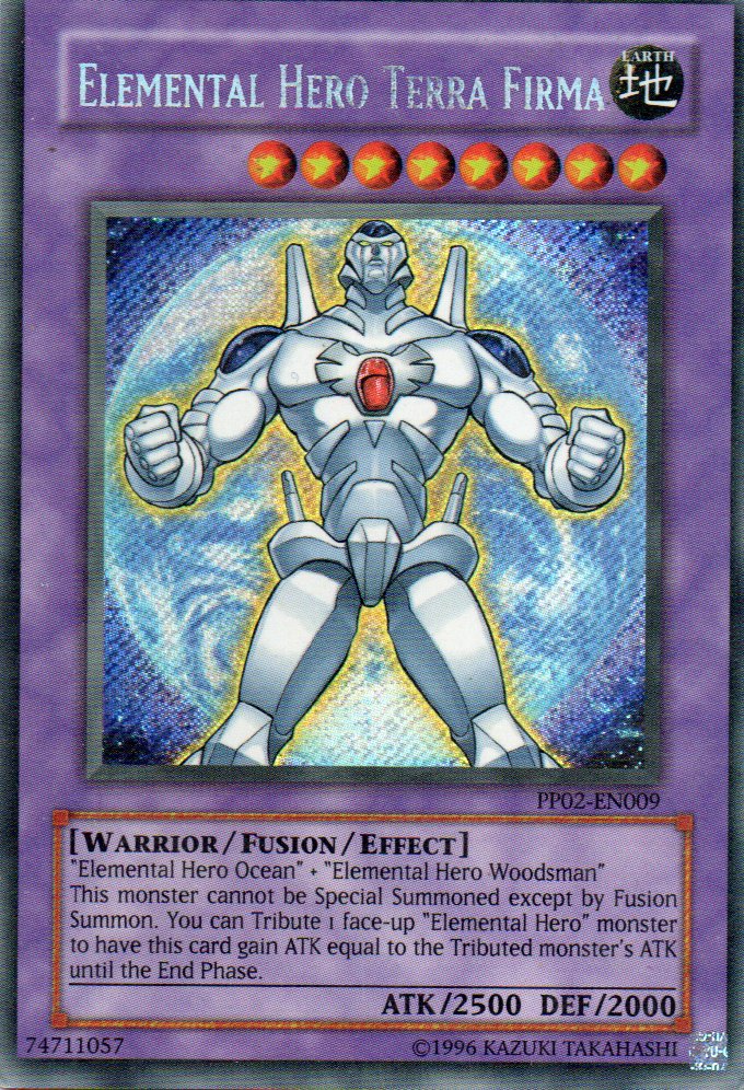 Elemental HERO Terra Firma PP02-EN009 Secret rare
