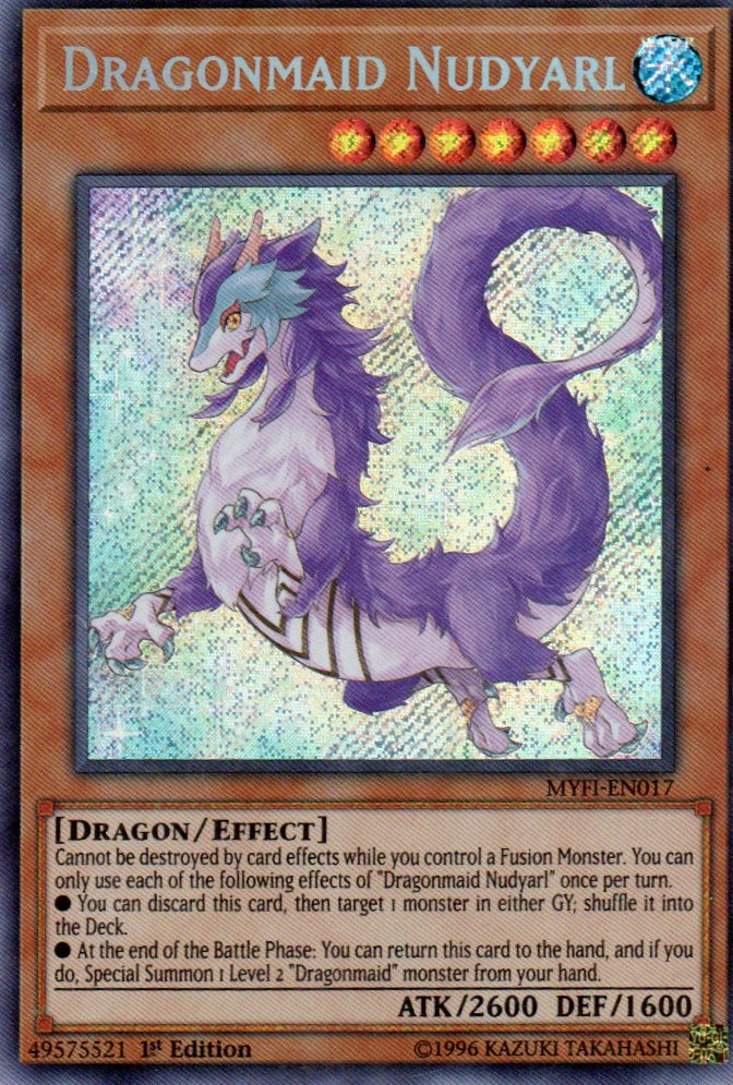 Dragonmaid Nudyarl MYFI-EN017 Secret rare