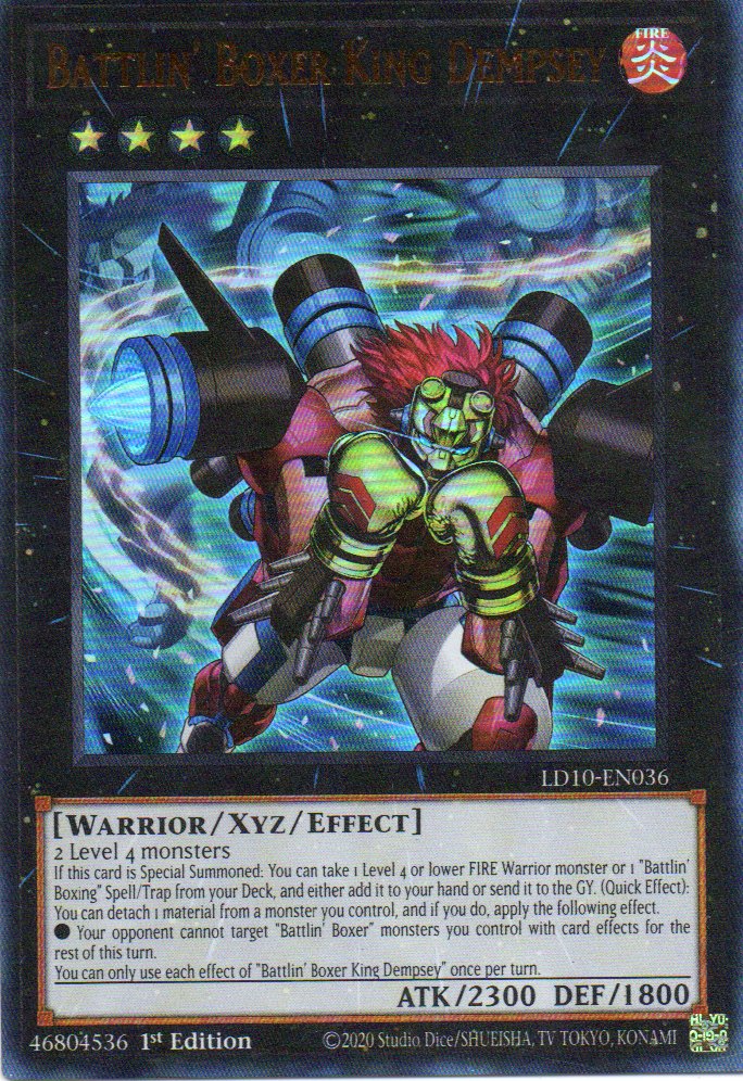 Battlin' Boxer King Dempsey LD10-EN036 Ultra rare