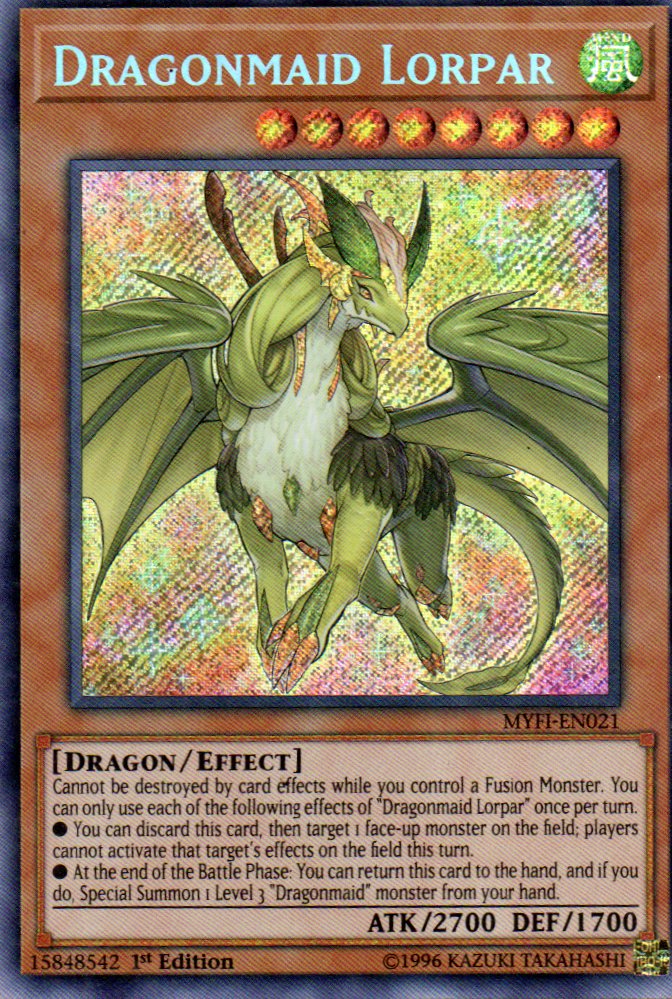 Dragonmaid Lorpar MYFI-EN021 Secret rare