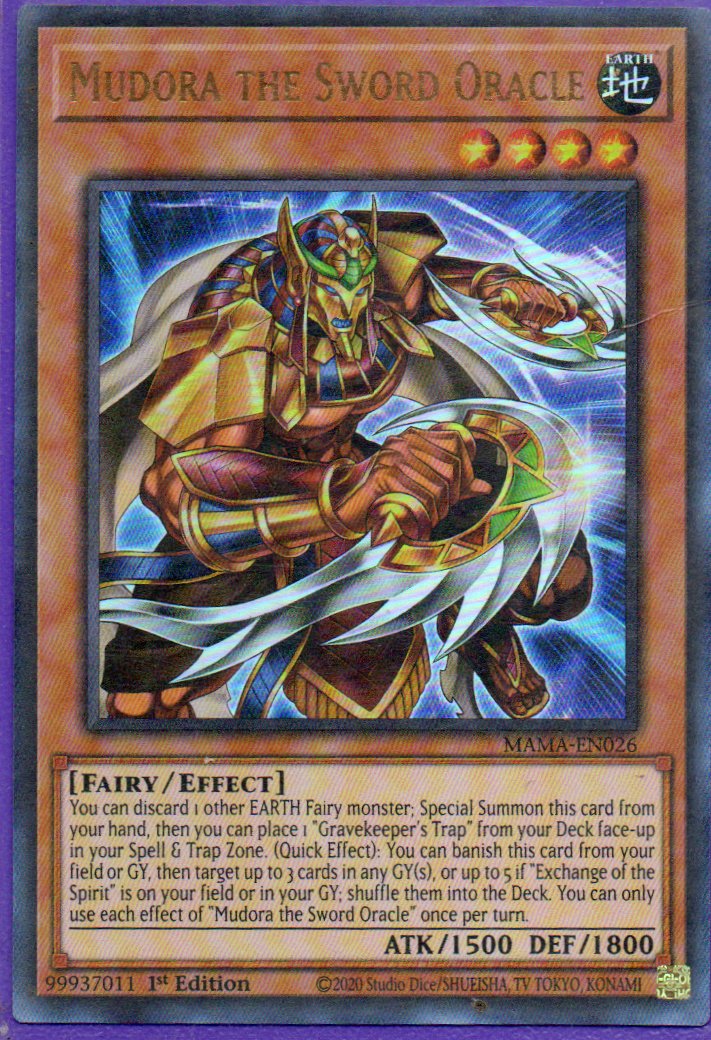 Mudora the Sword Oracle MAMA-EN026 Ultra rare