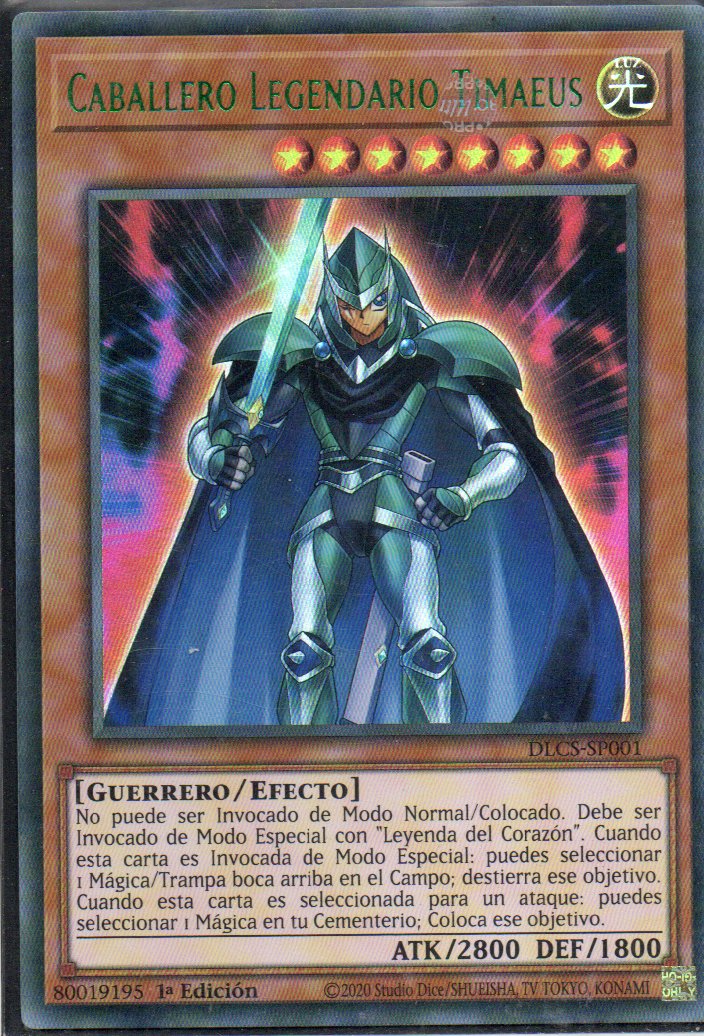Caballero Legendario Timaeus DLCS-SP001 Ultra rare