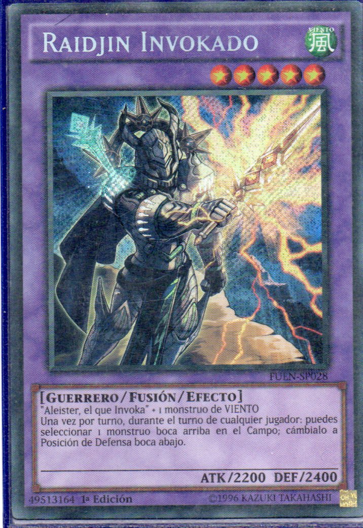 Raidjin Invokado FUEN-SP028 Secret rare