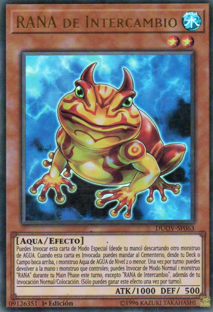 Rana de Intercambio DUOV-SP063 Ultra rare